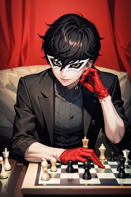 2502138-25439528-masterpiece, best quality, absurdres, 1boy, solo, AmamiyaRen, (mask), black coat, black shirt, red gloves, smile, sitting, chess.png